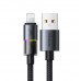 Кабель McDodo USB-A to Lightning Cable with 7 Colorful Lights 1.2m CA-8170 Чорний