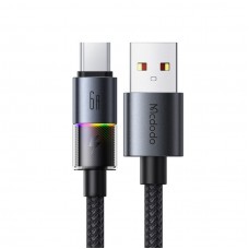 Кабель McDodo USB-A to USB-C Cable with 7 Colorful Lights 1.2m CA-8180 Чорний