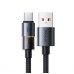 Кабель McDodo USB-A to USB-C Cable with 7 Colorful Lights 1.2m CA-8180 Чорний