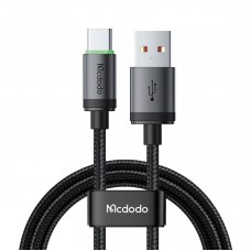 Кабель McDodo USB-A to USB-C Cable with Charging Light 1m Чорний