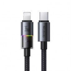 Кабель McDodo USB-C to lightning Cable with 7 Colorful Lights 1.2m CA-8190 Чорний