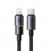 Кабель McDodo USB-C to lightning Cable with 7 Colorful Lights 1.2m CA-8190 Чорний