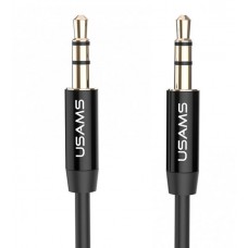Кабель AUX USAMS YP-01 Aux Audio Cable 1M Чорний