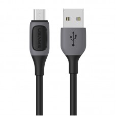 Кабель USAMS SJ597 Micro 2A Bicolor Charging  Data CableJelly Series 1M Чорний