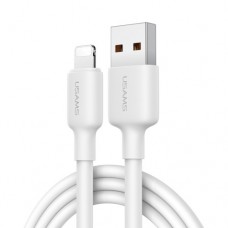 Кабель USAMS SJ605 U84 2.4A Lightning Charging  Data Cable 2M Білий