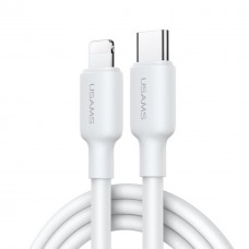 Кабель USAMS SJ611 U84 Type-C To Lightning PD 20W Charging  Data Cable 2M Білий