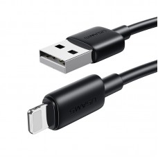 Кабель USAMS SJ709 Lightning 2.4A Fast Charging Data Cable - YD Series Чорний