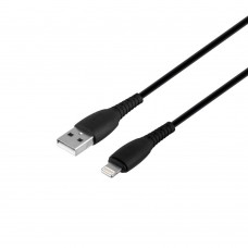 Кабель XO NB-P163 2.4A USB cable for Lightning 1M Чорний