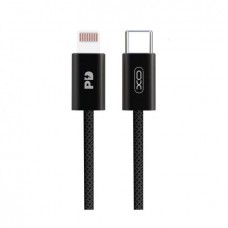 Кабель XO NB-Q206A Lightning to TYPE-C 20W Чорний