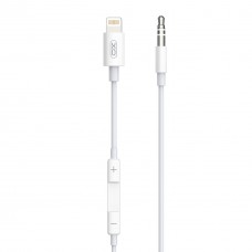 Кабель XO NB-R192A Lightning to 3.5mm 1M Білий