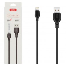 Кабель XO NB103 Bell usb cable Lightning 2m Чорний