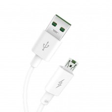 Кабель XO NB119 5A super fast charging USB cable Micro білий