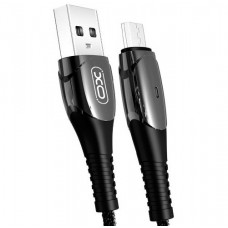 Кабель XO NB145 Smart Chipset Auto Power-off USB Cable for Micro Чорний