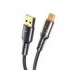 Кабель XO NB229 transparent design waven 2.4A Micro usb cable Чорний