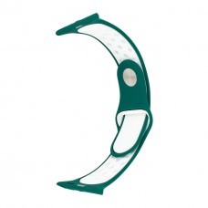 Ремінець Nike Sport Apple Watch 38/40/41 мм Темно-зелений Білий S Ремінець Nike Sport Apple Watch 38/40/41 мм Темно-зелений Білий S