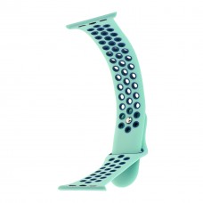 Ремінець Nike Sport Apple Watch 42/44/45/46/49 mm Aquamarine Dark Синій Ремінець Nike Sport Apple Watch 42/44/45/46/49 mm Aquamarine Dark Синій