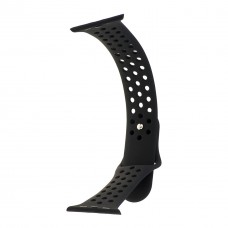 Ремінець Nike Sport Apple Watch 42/44/45/46/49 mm Чорний Ремінець Nike Sport Apple Watch 42/44/45/46/49 mm Чорний