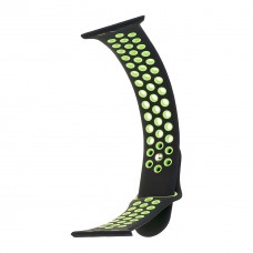 Ремінець Nike Sport Apple Watch 42/44/45/46/49 mm Чорний Зелений Ремінець Nike Sport Apple Watch 42/44/45/46/49 mm Чорний Зелений