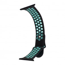 Ремінець Nike Sport Apple Watch 42/44/45/46/49 mm Чорний Sky Синій Ремінець Nike Sport Apple Watch 42/44/45/46/49 mm Чорний Sky Синій