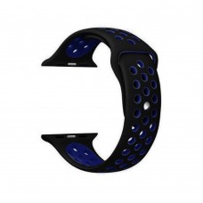 Ремінець Nike Sport Apple Watch 42/44/45/46/49 mm Чорний+Синій (8) Ремінець Nike Sport Apple Watch 42/44/45/46/49 mm Чорний+Синій (8)