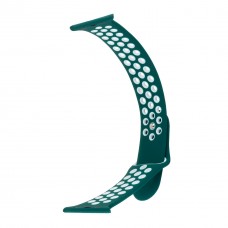 Ремінець Nike Sport Apple Watch 42/44/45/46/49 мм Темно-зелений/Білий L Ремінець Nike Sport Apple Watch 42/44/45/46/49 мм Темно-зелений/Білий L