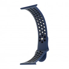 Ремінець Nike Sport Apple Watch 42/44/45/46/49 mm Midnight Синій Чорний Ремінець Nike Sport Apple Watch 42/44/45/46/49 mm Midnight Синій Чорний