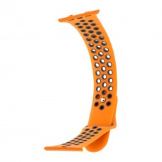 Ремінець Nike Sport Apple Watch 42/44/45/46/49 mm Orange Темно-сірий Ремінець Nike Sport Apple Watch 42/44/45/46/49 mm Orange Темно-сірий