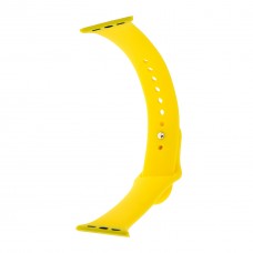 Ремінець Silicone Apple Watch 38/40/41 мм Жовтий L Ремінець Silicone Apple Watch 38/40/41 мм Жовтий L
