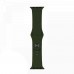 Ремінець Silicone Apple Watch 38/40/41 мм Dark Olive L (35) (34)