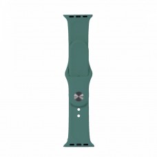 Ремінець Silicone Apple Watch 38/40/41 мм Pine Зелений L (55) (57) Ремінець Silicone Apple Watch 38/40/41 мм Pine Зелений L (55) (57)