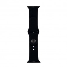 Ремінець Silicone Apple Watch 42/44/45/46/49 мм Чорний L (18) (18)