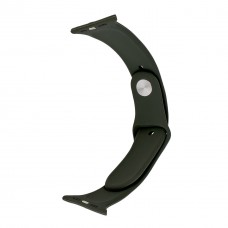Ремінець Silicone Apple Watch 42/44/45/46/49 мм Dark Olive S (35) (34)