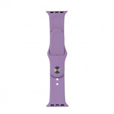 Ремінець Silicone Apple Watch 42/44/45/46/49 мм Light Фіолетовий L