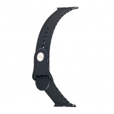 Ремінець Silicone Carbon Apple Watch 42/44/45/46/49 mm Чорний Grey