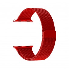 Ремінець Миланская Петля Apple Watch 42/44/45/46/49 mm Rose Червоний (11)