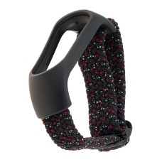 Ремінець Braided Buckle Enhanced Mi Band 3/4/5/6/7 Pollen Чорний