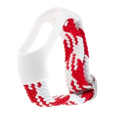 Ремінець Braided Buckle Enhanced Mi Band 3/4/5/6/7 Білий Червоний Ремінець Braided Buckle Enhanced Mi Band 3/4/5/6/7 Білий Червоний