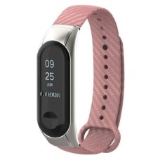 Ремінець Carbon Band Mi Band 3/4/5/6 Рожевий Ремінець Carbon Band Mi Band 3/4/5/6 Рожевий