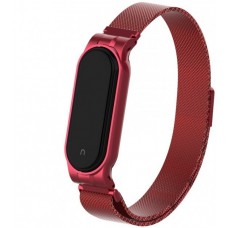 Ремінець Міланська Петля Mi Band 7 Червоний (07)