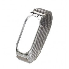 Ремінець Міланська Петля Mi Band 7 Сріблястий (01)
