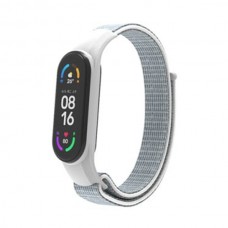 Ремінець Nylon Mi Band 3/4/5/6/7 Сріблястий ( 04 ) Ремінець Nylon Mi Band 3/4/5/6/7 Сріблястий ( 04 )