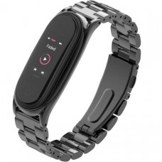 Ремінець Steel Strap Mi Band 7 Чорний ( 02 )