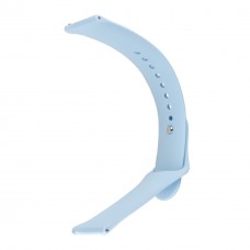Ремінець Silicone 20 мм Watch Active/Galaxy S4 42 мм/Gear S2/Xiaomi Amazfit Mist Синій Ремінець Silicone 20 мм Watch Active/Galaxy S4 42 мм/Gear S2/Xiaomi Amazfit Mist Синій
