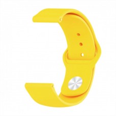 Ремінець Silicone 20 mm Watch Active / Galaxy S4 42 mm / Gear S2 / Xiaomi Amazfit Жовтий Ремінець Silicone 20 mm Watch Active / Galaxy S4 42 mm / Gear S2 / Xiaomi Amazfit Жовтий