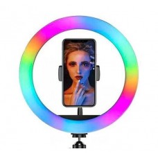 RGB лампа 33см MJ33 Кільцева Чорний