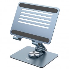 Підставка для ноутбука та планшета Hoco PH52 Might metal rotating tablet desktop holder Сірий