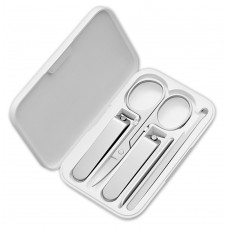 Манікюрний набір Xiaomi MIjia Splash-Proof Nail Clippers Set Version 5 in 1 Сріблястий ( DZN4015CN )