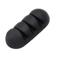 Тримач для кабелю Cabble Clam (3 port) Чорний