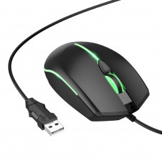 Комп'ютерна миша Hoco GM37 Wonderful gaming luminous Wired mouse Чорний