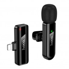 Мікрофон-петличка Hoco L20 Fair wireless microphone iP Чорний